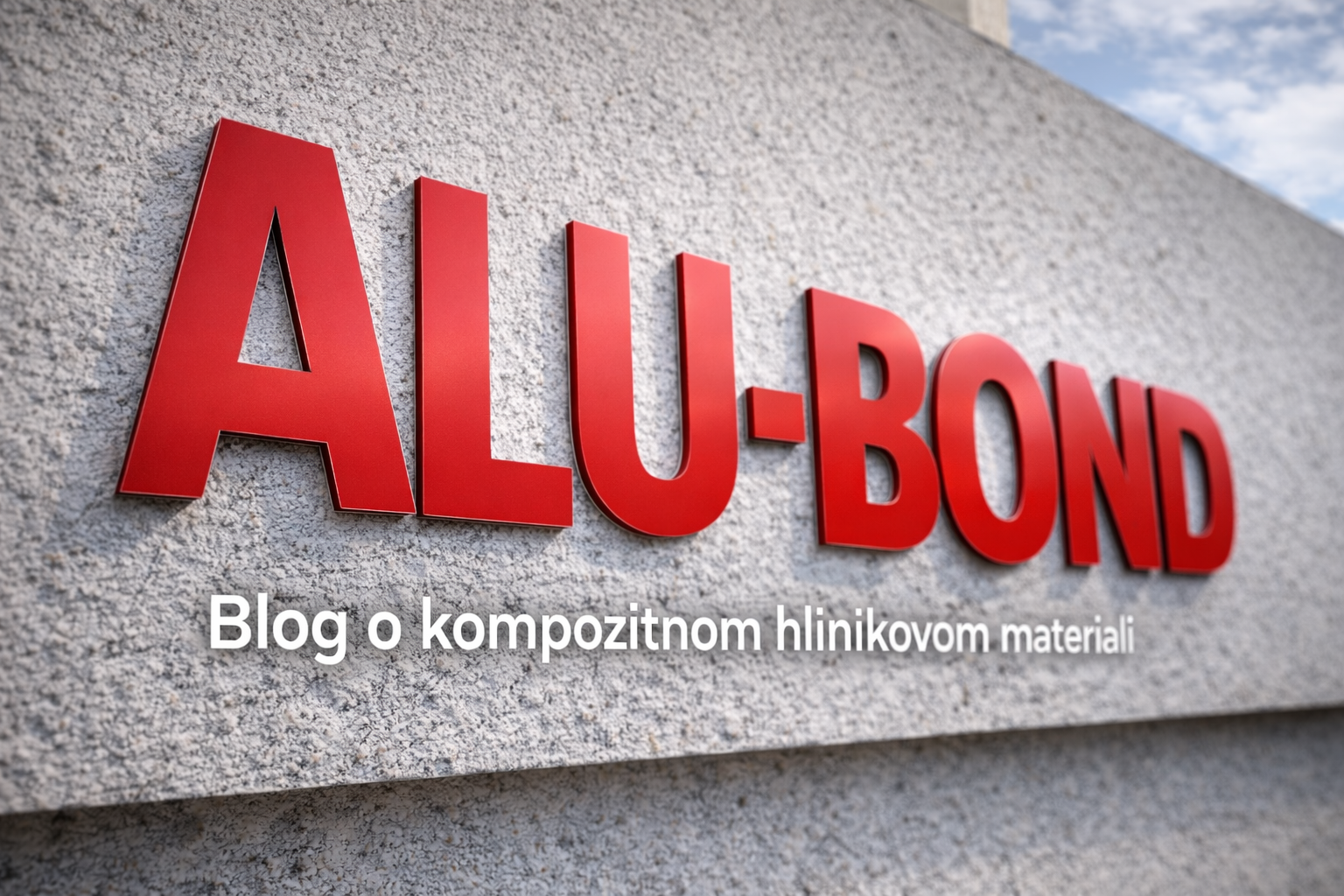 ALU-BOND – moderný a odolný materiál pre reklamu