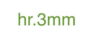 hr.3,0mm