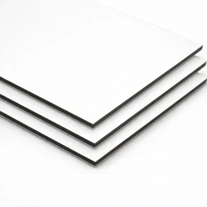 ALU-BOND - biela mat/mat