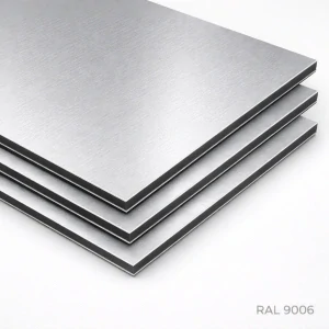 ALU-BOND - strieborný RAL 9006 mat/mat