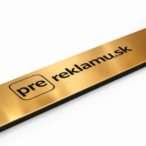 LaserAcrylEco - zlatá lesklá/čierna