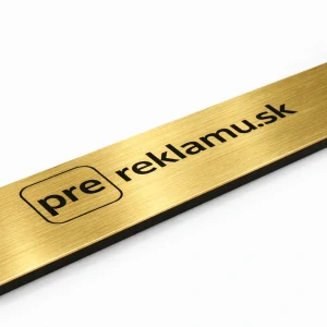 LaserPlus - zlatá antique brúsená lesklá/čierna