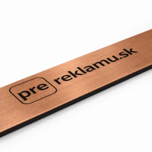 LaserPlus - medená brúsená lesklá/čierna