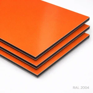 ALU-BOND - oranžová RAL 2004 mat/mat