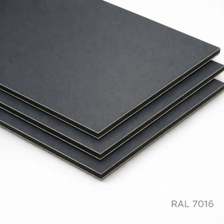 ALU-BOND - antracit RAL 7016 mat/mat