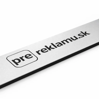 LaserAcrylEco - strieborná lesklá/čierna